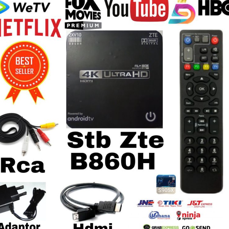 Set Top Box  STB Android Tv Box Zte 4K Root  Unlock Full Aplikasi Tinggal Pakai