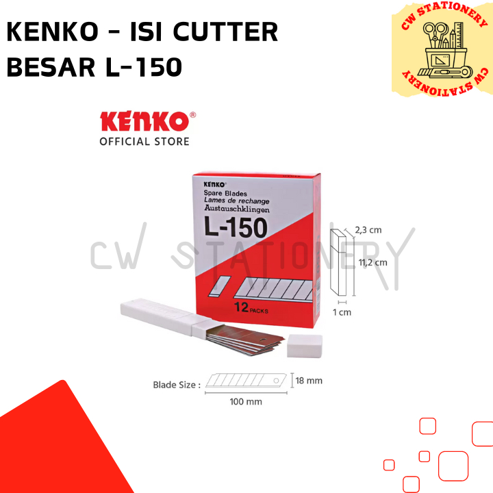 

Kenko - Isi / Refill Cutter Blade Besar L-150/L150