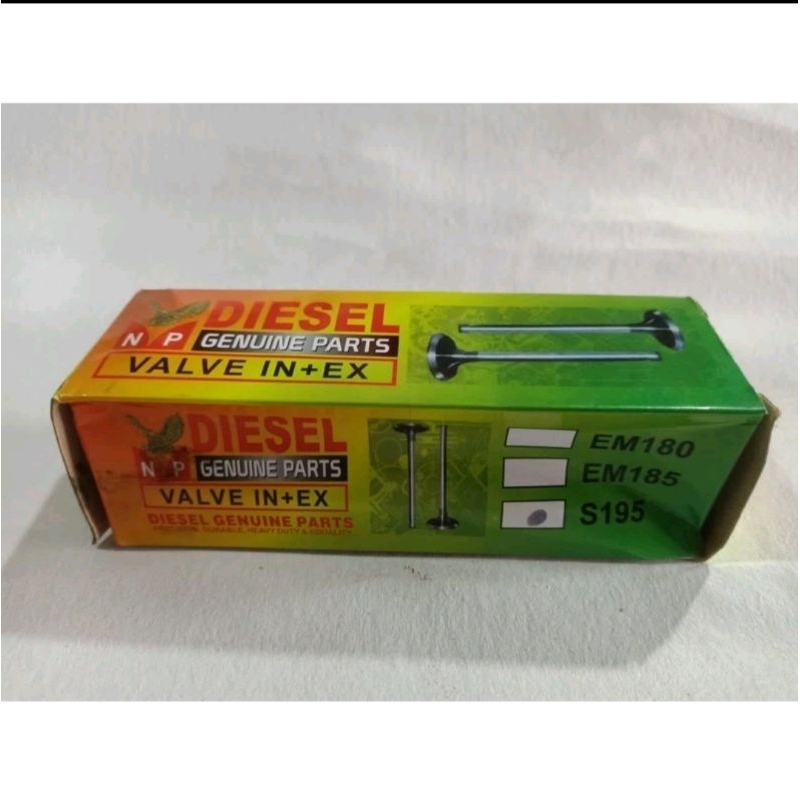 Valve In Ex / Payung Klep NP S195 S 195 Dongfeng