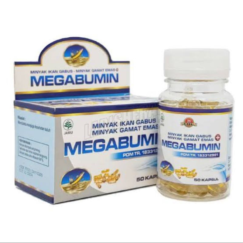 MEGABUMIN-kapsul minyak ikan gabus kutuk(albumin)