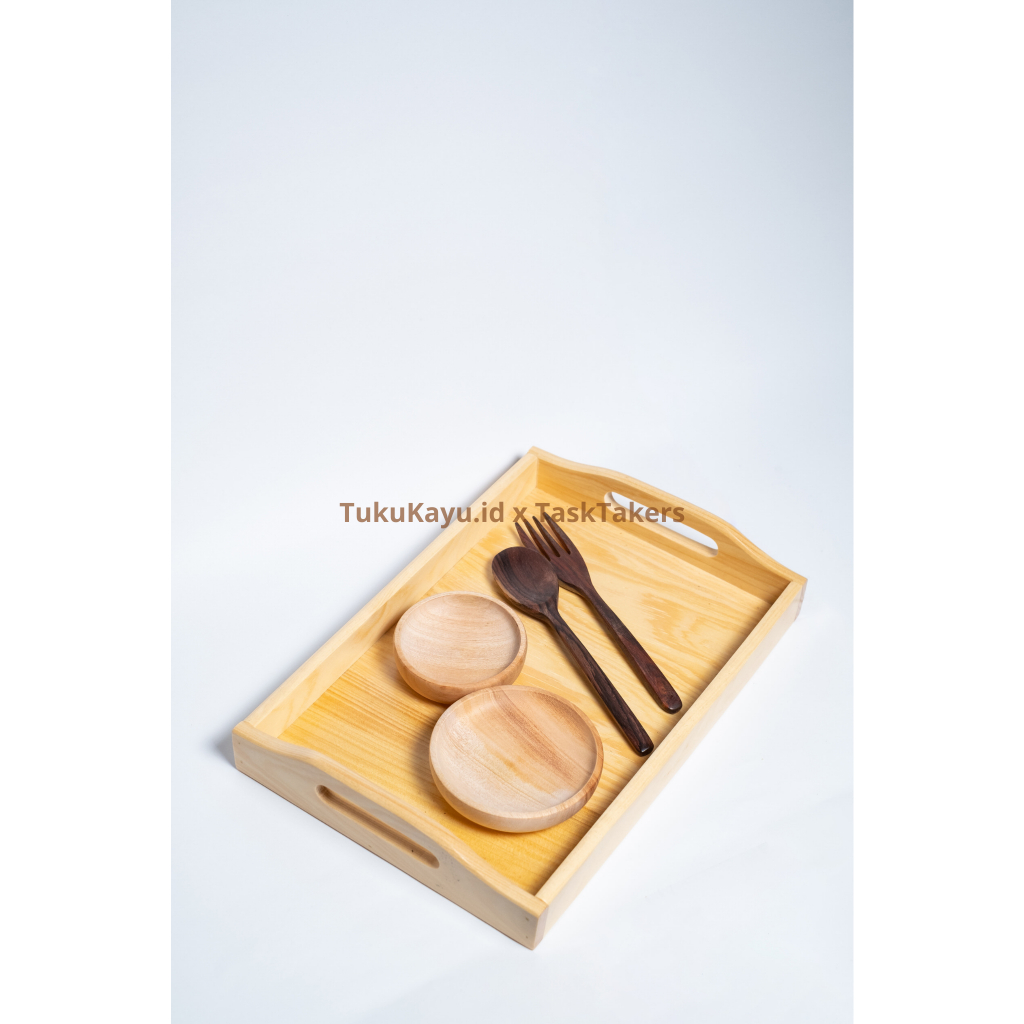 Nampan Kayu | Baki Kayu | Set Nampan / Baki