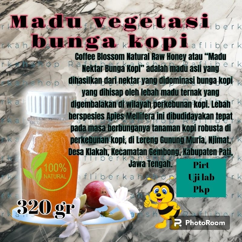 

Madu asli nektar kopi 320gr