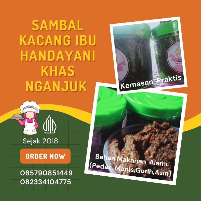 

Sambal Pecel/IbuHandayani/KhasKab.Nganjuk/(HargamulaiRp.6000-Rp.60.000)