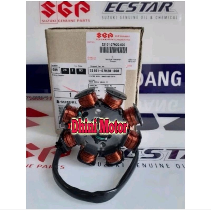 stator assy spul spull smash titan 110 original