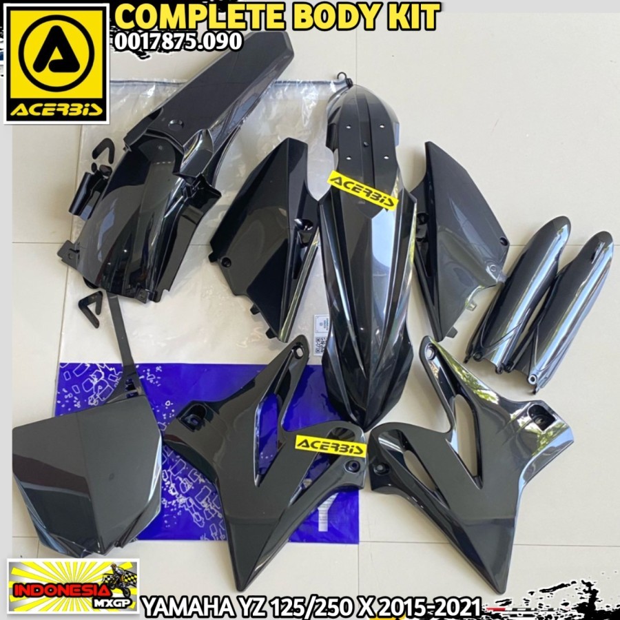 YAMAHA YZ - WR 125 250 X 2015 2016 2017 2018 2019 2020 2021 2022 - ACERBIS COMPLETE PLASTIK KIT - CO