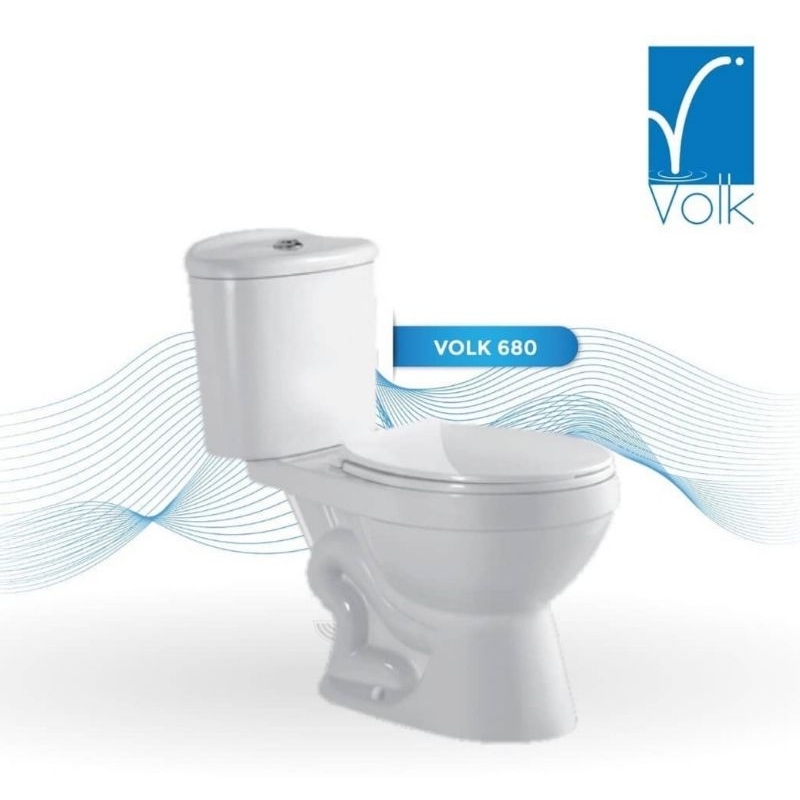 Kloset Duduk Tabung Siram Otomatis Satu Tombol