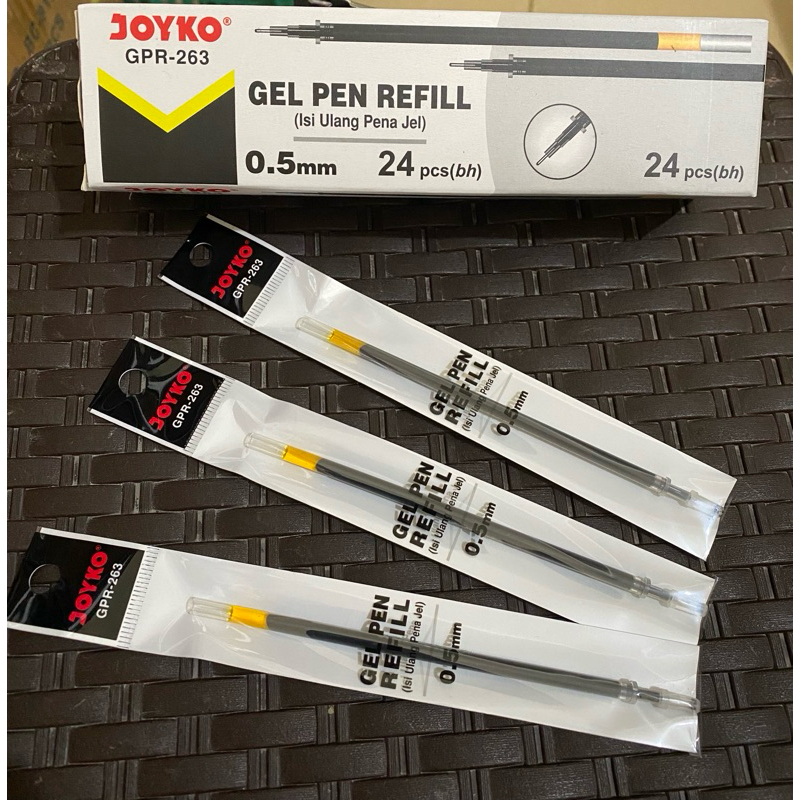 

Refill Pena Joyko - Isi Ulang Gel Pen GPR 263 (24pcs/box)