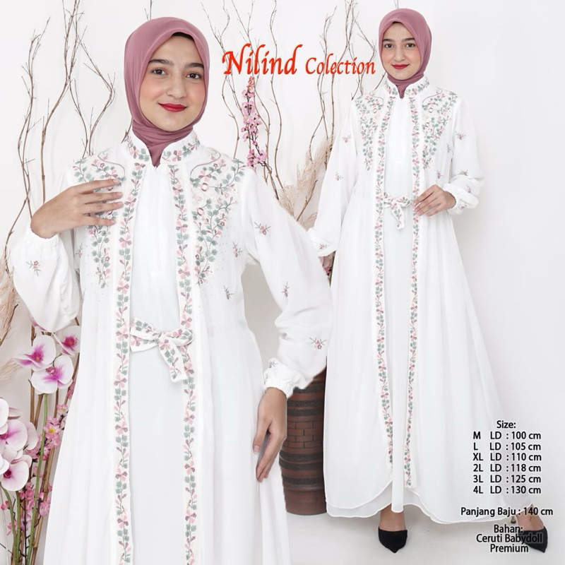 Gamis Ceruty Babydoll Premium | Gamis Ceruty Babydoll Bordir Payet | Gamis Sultan