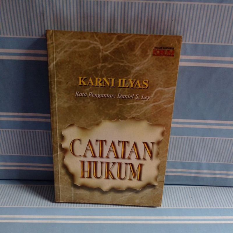 CATATAN HUKUM by Karni Ilyas