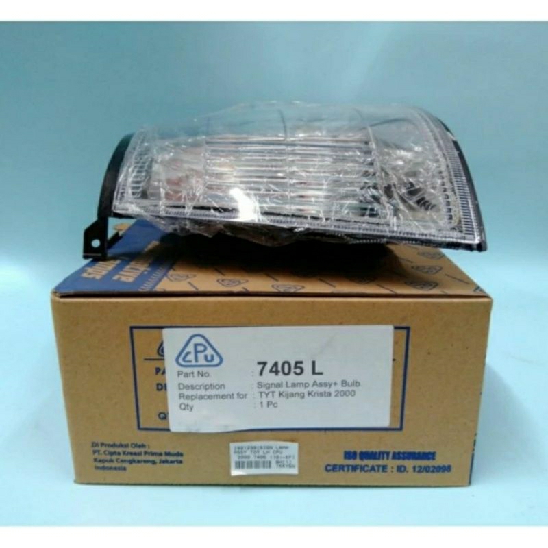 Lampu Sein/Sen/Signal Lamp Assy Kijang Krista 2000 Kiri (CPU 7405L)