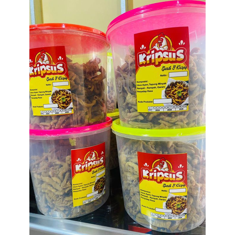 

kripik usus toples