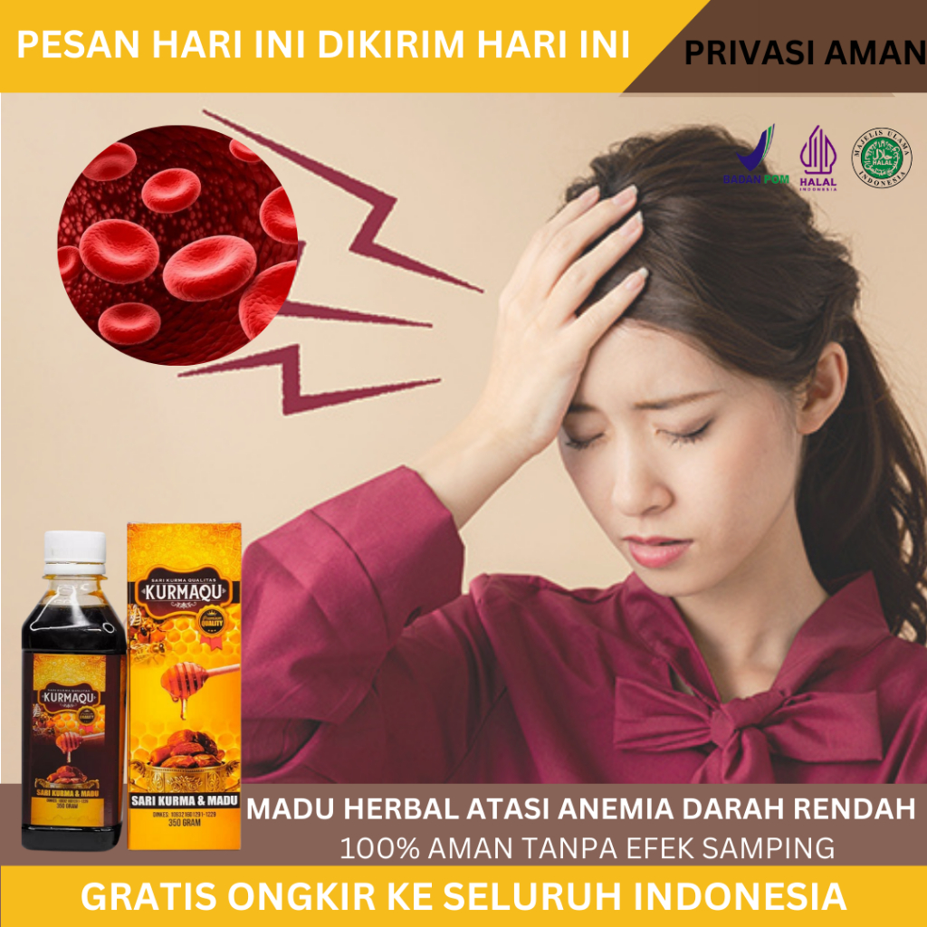 

Obat Anemia Darah Rendah Hipotensi Penambah Darah Pengobatan Kurang Darah Obat Herbal Untuk Anemia Thalassemia Dengan Kurmaqu Sari Kurma Dan Madu