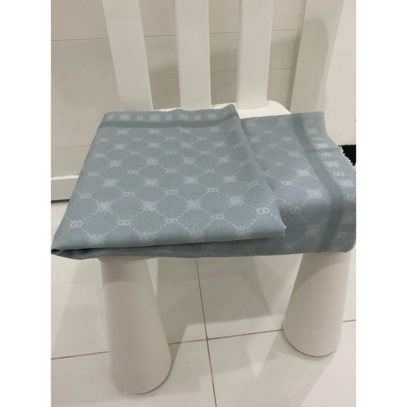 Buttonscarves X Ria Miranda/ Xanadu Monogram Scarf/ Hijab/ Jilbab/ Preloved Almost Like New