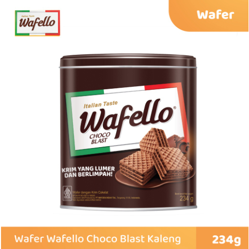 

Wafer Wafello Rasa Choco Blast - 228G - Kemasan Kaleng