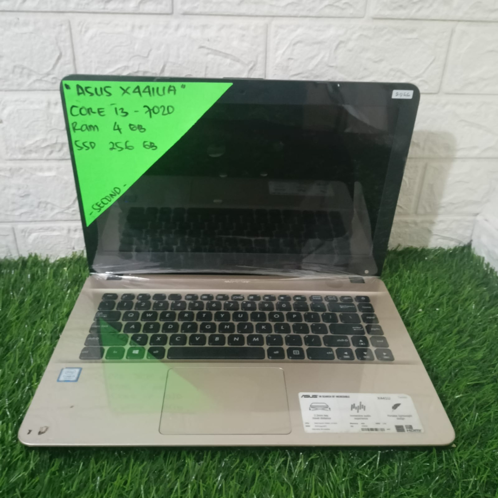 LAPTOP MURAH ASUS X441UA CORE I3-7020 RAM 4GB SSD 256GB 14" (2966)