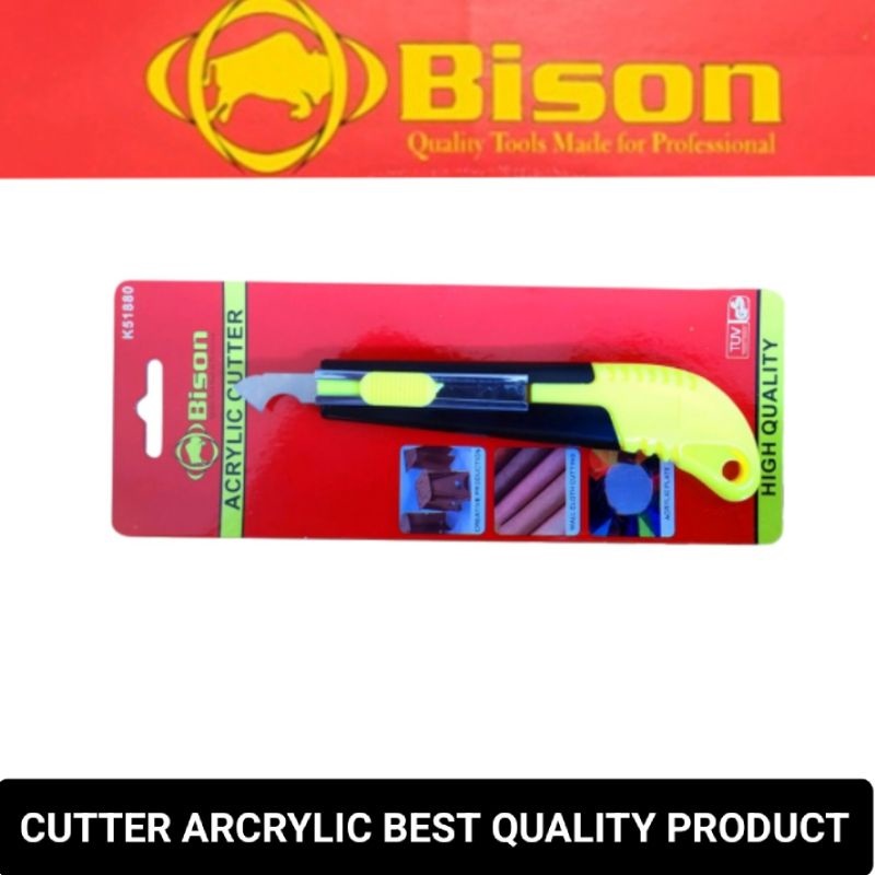 

bison cutter acrylic/ mika / plastik