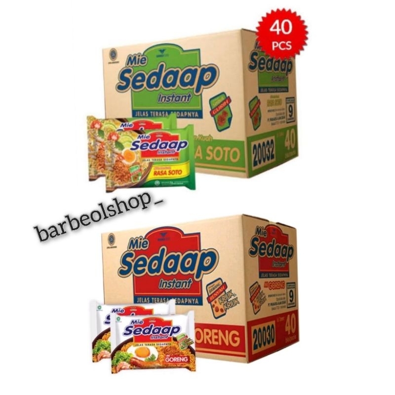 

MIE SEDAP GORENG/KUAH ( 40PCS )