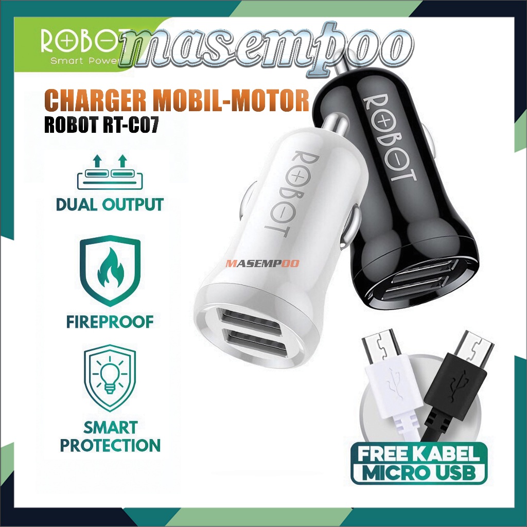 Cas Hp Motor Mobil ROBOT RT C07 Casan Mobil 2 PORT Charger Motor