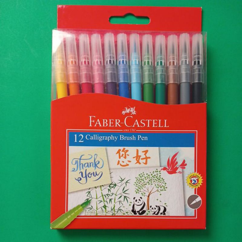 

Calligraphy Brush Pen Faber Castell isi 12