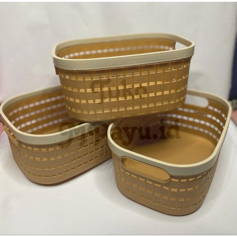 GROSIR 1 LUSIN (12Pcs) Keranjang Serbaguna BLINK / Keranjang Kecil Plastik