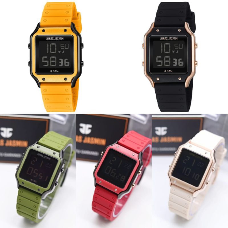 jam tangan wanita Jonas jasmin digital ORI COD