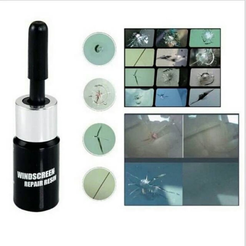 Alat Reparasi Kaca Mobil Pecah Perbaikan Cairan Lem Kaca Mobil Retak Car Window Crack Repair Tool Wi