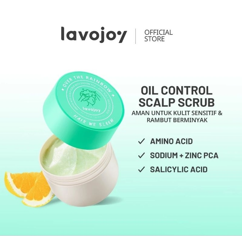 Lavojoy LVJ Hair We Bloom Scalp Scrub Over The Rainbow