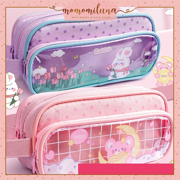 

Kotak pensil starry 3 tier tempat pensil besar jumbo 3 layer lucu cute HB1655