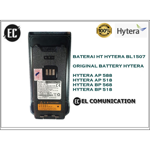 BATTERY HYTERA BP518 AP588 BP568 ORIGINAL BATRE HT HYTERA BP 518