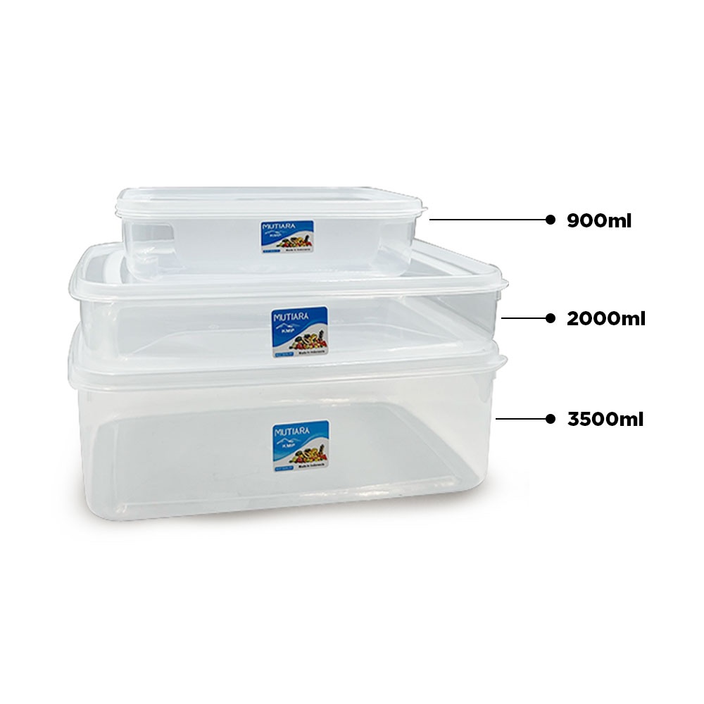 Bakal Laku - Kotak Makan 900ml / Kotak Makan 2000ml / Kotak Makan 3500ml / Sealware 900ml / Sealware
