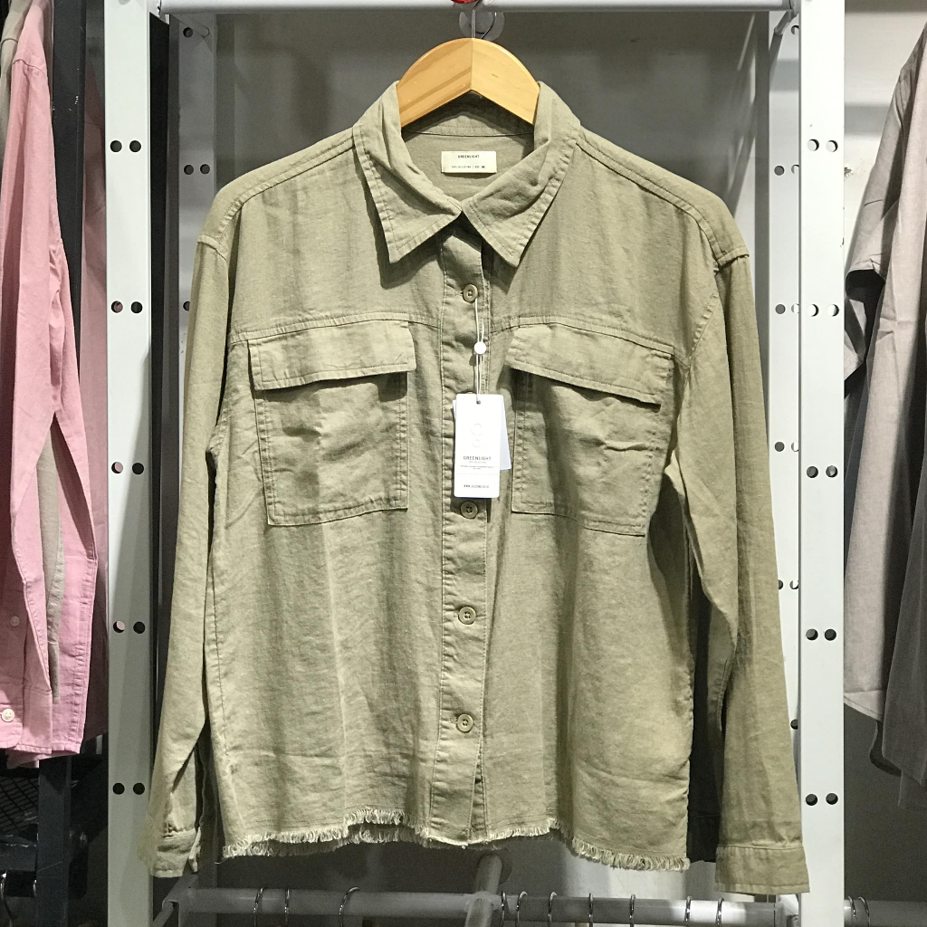 KEMEJA OUTER WANITA GREENLIGHT ORIGINAL TERBARU