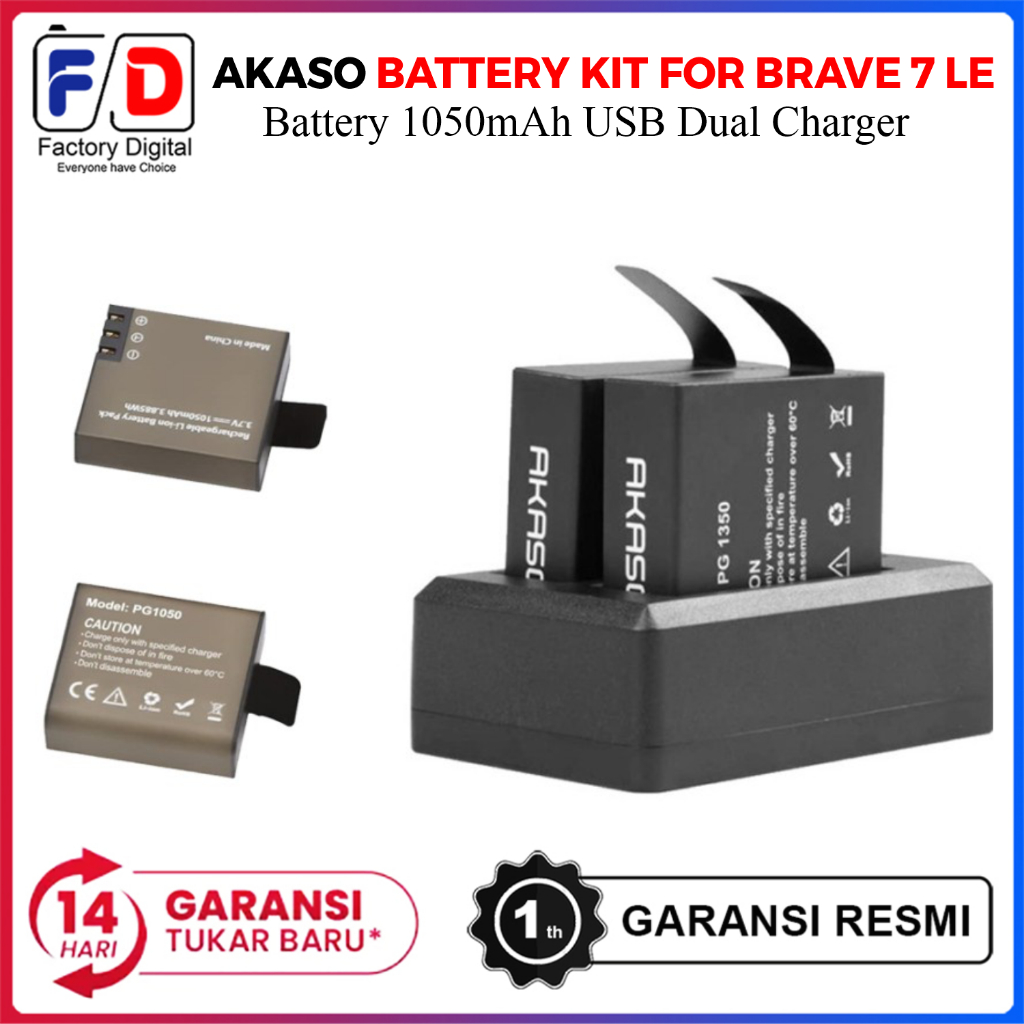 Akaso Battery Kit For Brave 7 LE