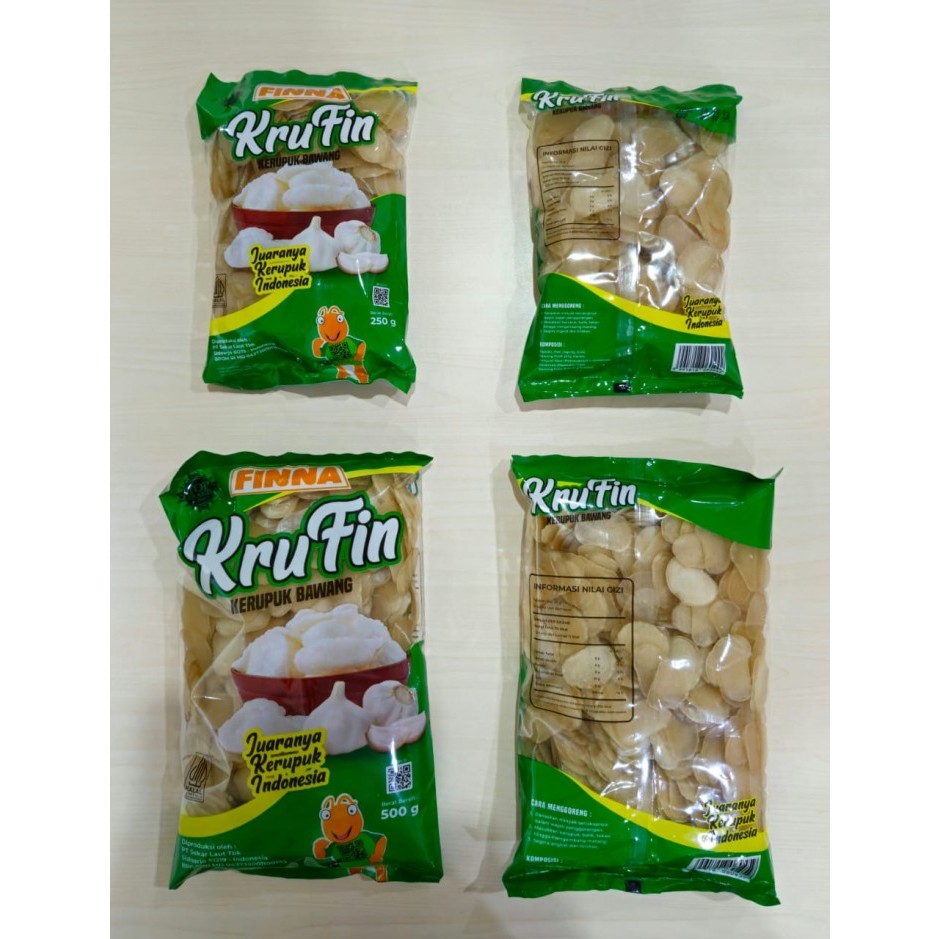

finna kerupuk bawang Kru fin BEST SELLER 250 gr