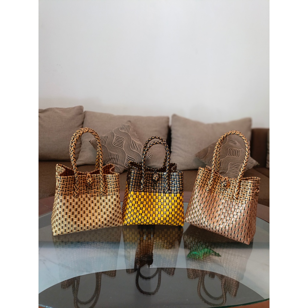 Terlaris Tas Jali Wanita Anyaman Plastik Premium Original Tas Handmade