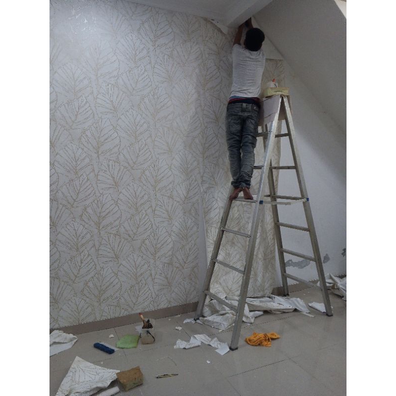 wallpaper dinding+jasa pasang