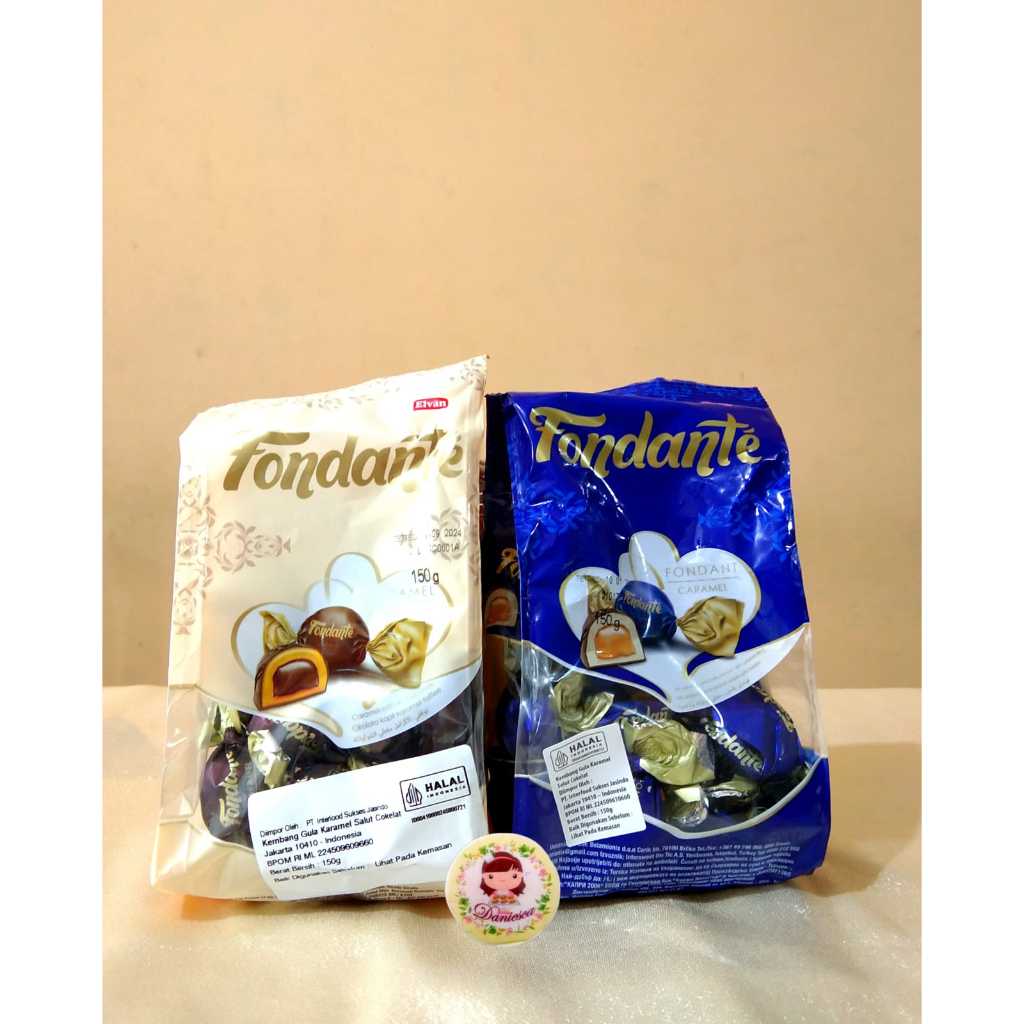 

Coklat Import I Elvan Fondante Fondant Caramel Chocolate 150 gr (SCP)