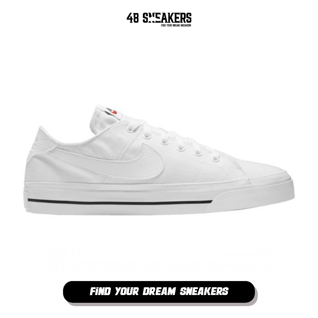 Sepatu Pria Nike Court Legacy Canvas (CW6539-100) Original
