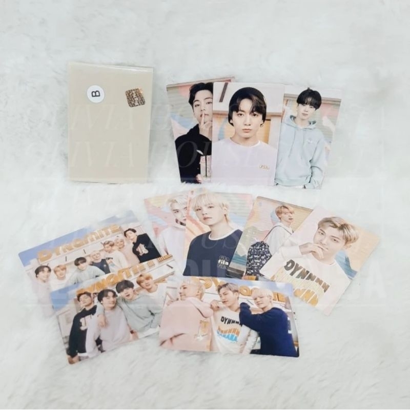 Photocard BTS Dynamite Fila BTS B Mini Photocard BTS Fila BTS B