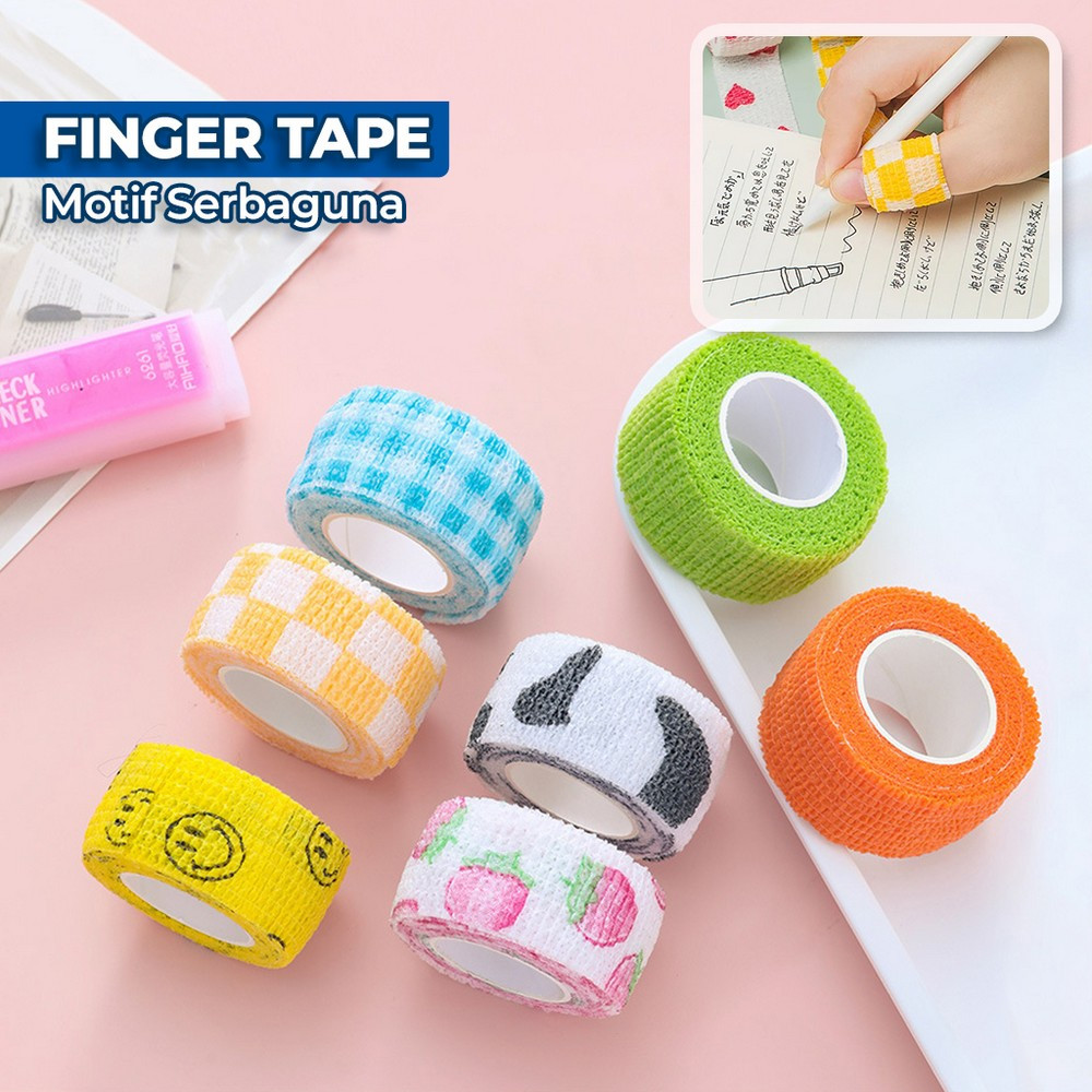 

Finger Tape Motif Lucu Plester Pelindung Jari Pelajar Q/ Writing Finger Tape Perlengkapan Sekolah / Protective Tape Perban Jari Aesthetic stockami A83