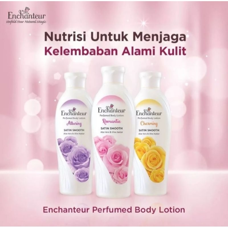 Enchanteur perfumed body lotion