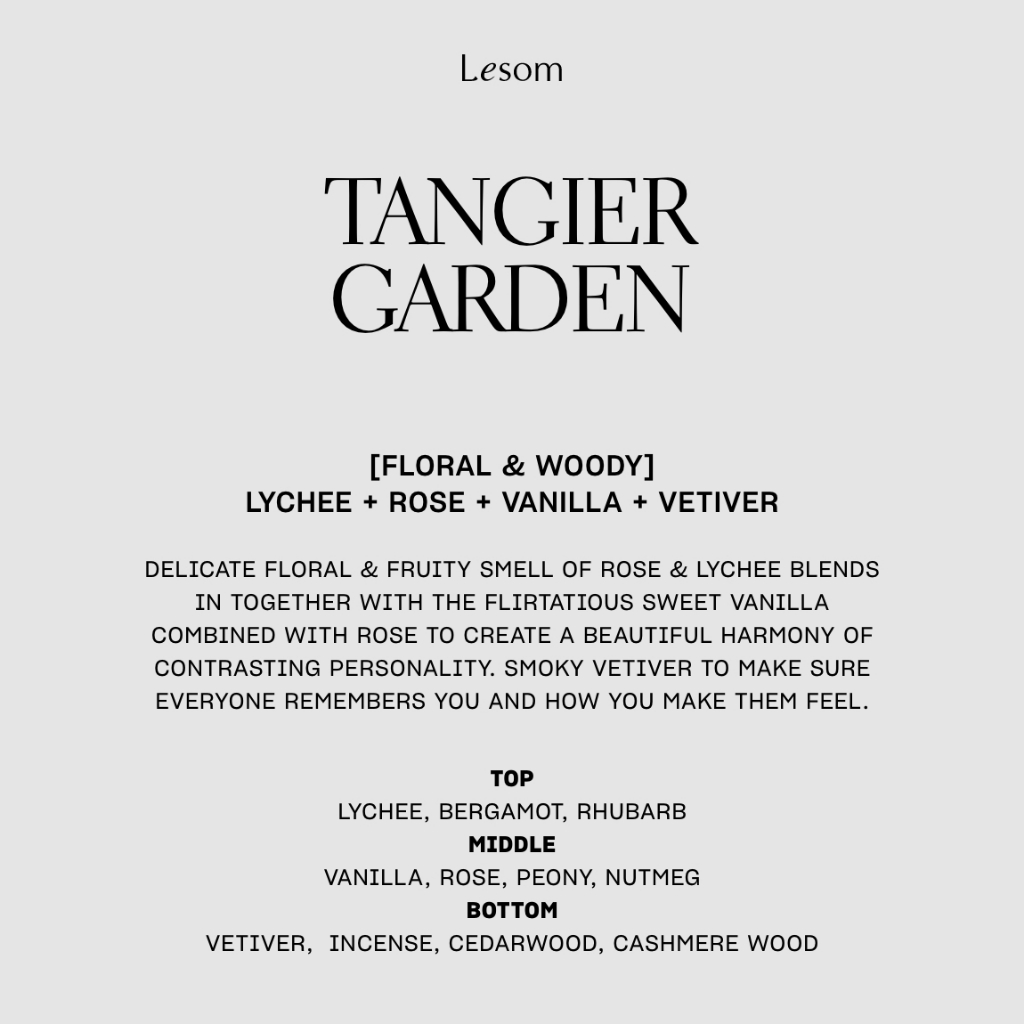 Lesom Tangier Garden Hand Sanitizer 30ml