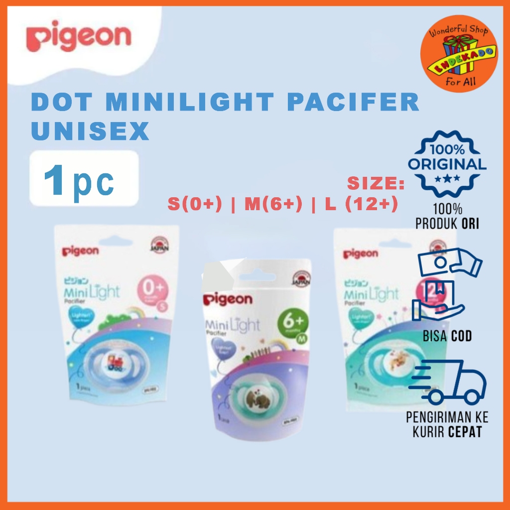 PIGEON DOT MINILIGHT PACIFER - Dot Bayi - Empeng Bayi