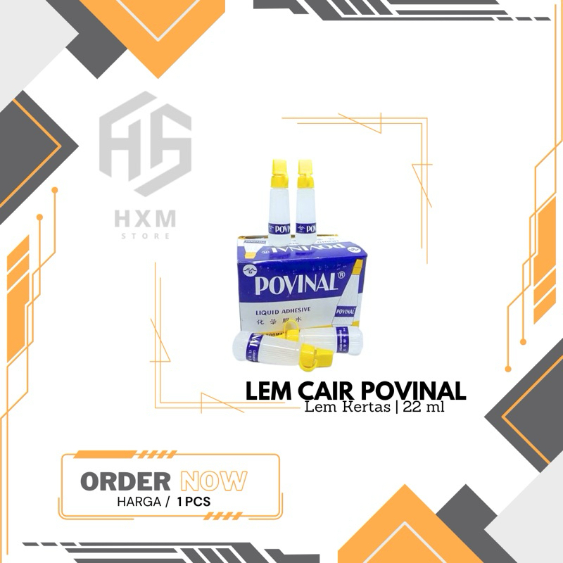 

Lem Cair Kertas POVINAL 111