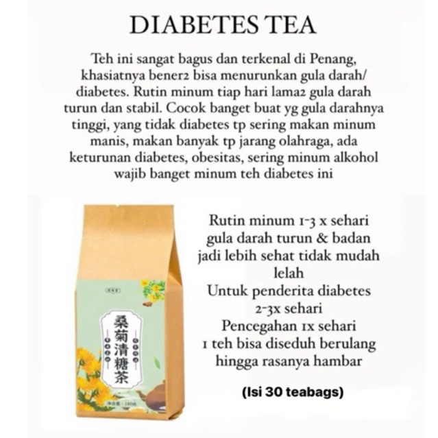 

Diabetes Tea | Teh Diabetes Original Penang