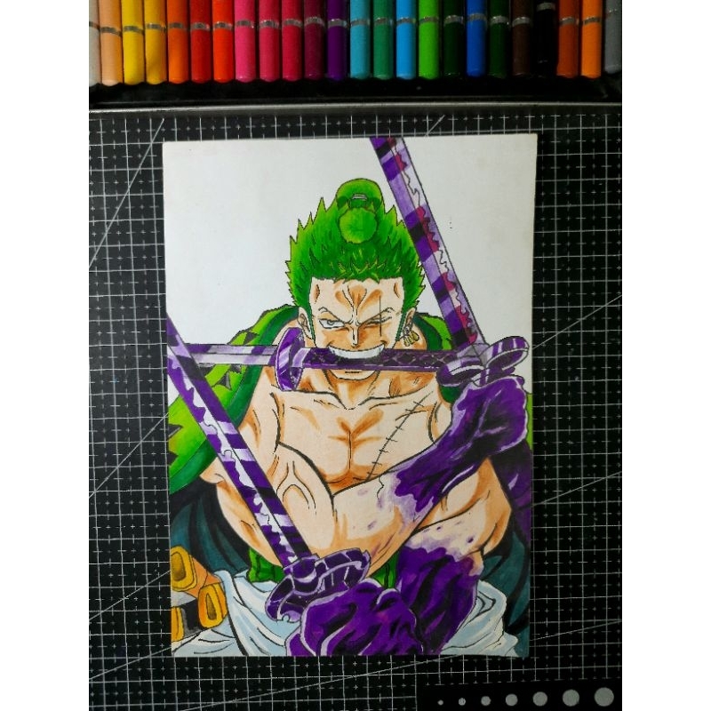 Gambar warna anime kertas A3