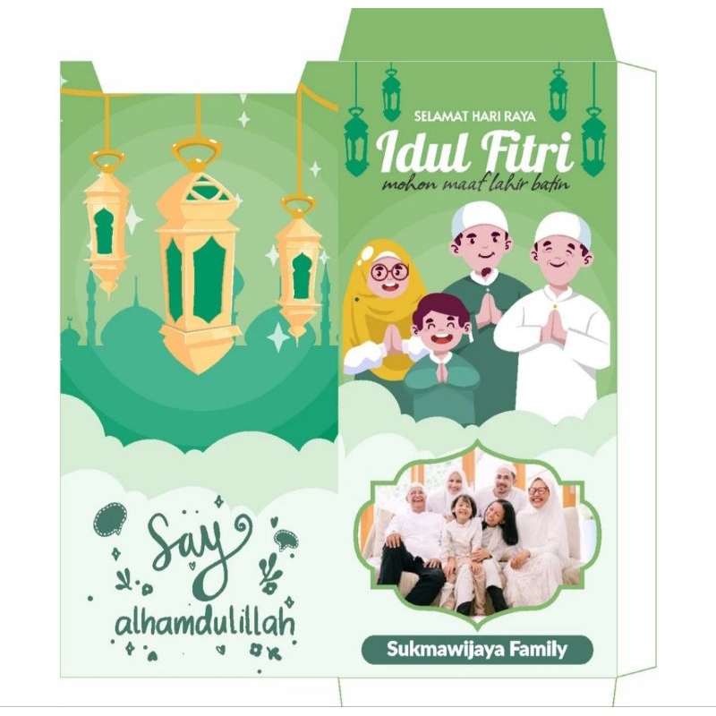 

Amplop Lebaran Custom Foto Hari Raya Idul Fitri Tanpa Lipat