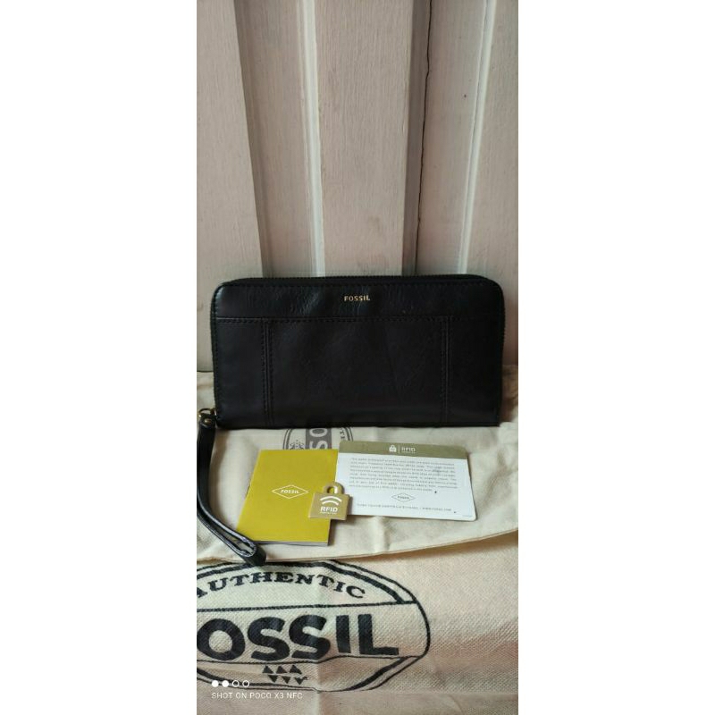 Dompet FossilJori zipper ori