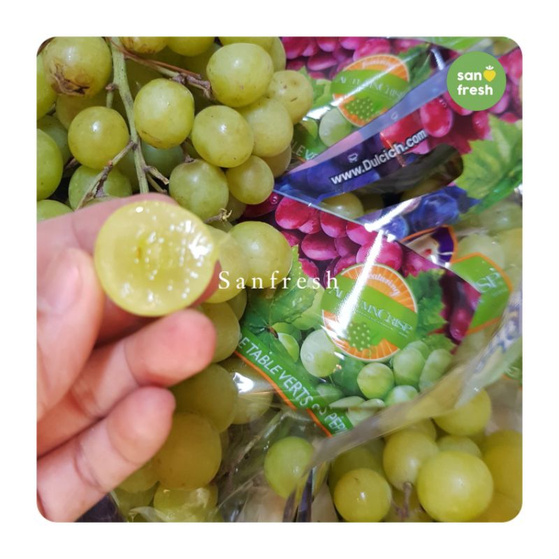 

Anggur Hijau Crispy - Manis dan Renyah!