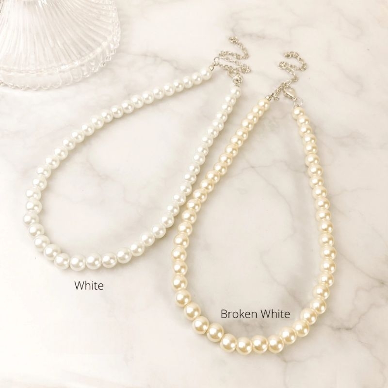 Kalung Mutiara Pria Wanita Unisex Premium Pearl Necklace