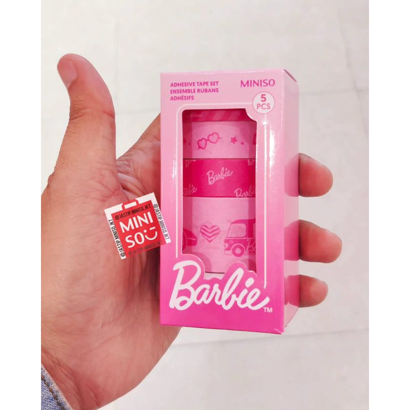 

MINISO Solatip / Adhesive Tape Set PDQ BARBIE Collection (5 Roll)